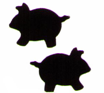 Black Pig Confetti